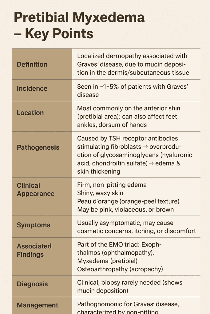 Pretibial Myxedema