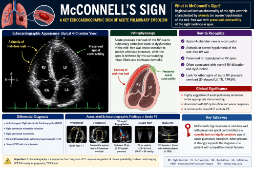 McConnell's Sign Echocardiography Guide